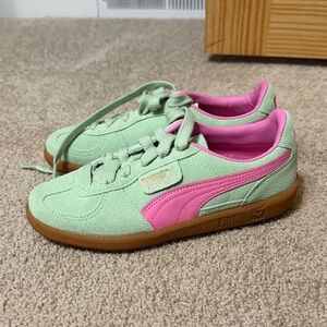 PUMA Women’s Sneakers in Mint and Pink
